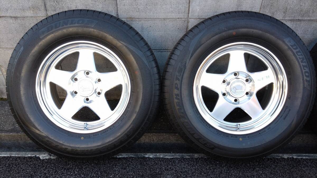 ☆超美品 FRONTLINE マザー SFW-Ⅰ 17インチ PCD_139.7 タイヤもバリ山 パジェロ（V73W）_画像3