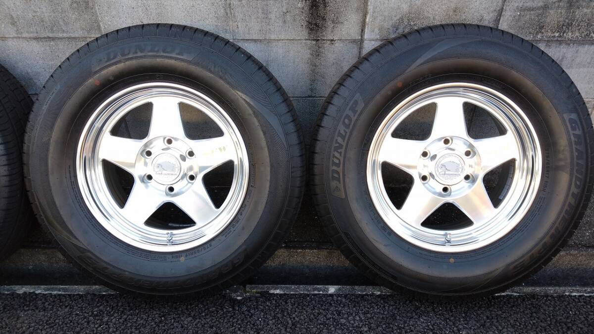 ☆超美品 FRONTLINE マザー SFW-Ⅰ 17インチ PCD_139.7 タイヤもバリ山 パジェロ（V73W）_画像4