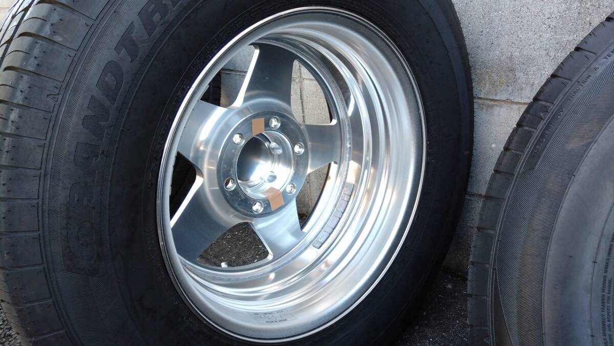 ☆超美品 FRONTLINE マザー SFW-Ⅰ 17インチ PCD_139.7 タイヤもバリ山 パジェロ（V73W）_画像6