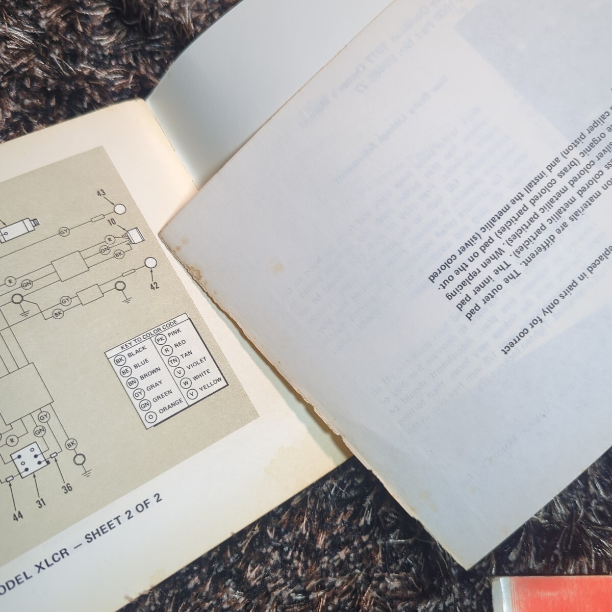 HARLEY-DAVIDSON Harley XLCR-1000 инструкция для владельца руководство по обслуживанию 1977 год 