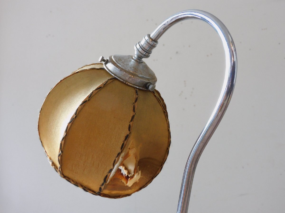 戦前 ふるいデスクライト HK-a-05671 / レトロ 卓上照明 ライト 電気スタンド_画像3