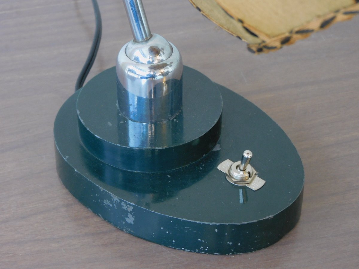 戦前 ふるいデスクライト HK-a-05671 / レトロ 卓上照明 ライト 電気スタンド_画像5