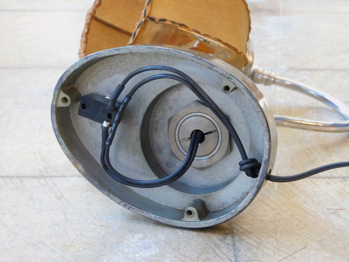 戦前 ふるいデスクライト HK-a-05671 / レトロ 卓上照明 ライト 電気スタンド_画像8