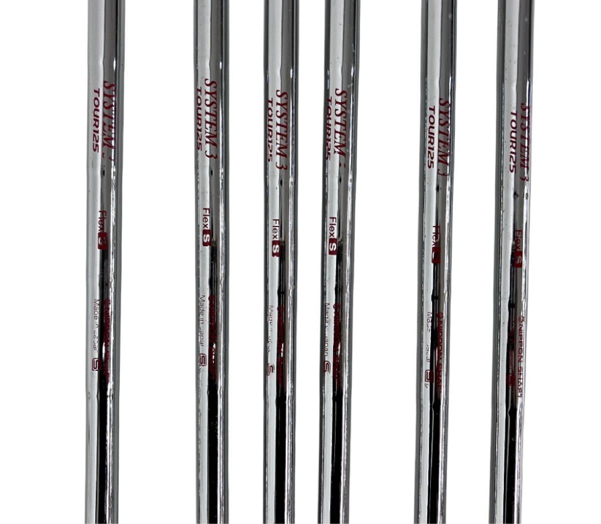 三浦技研！美品！MODUS3 SYSTEM3 TOUR 125 S シャフト6本三浦技研制作シャフト6本セット_画像4