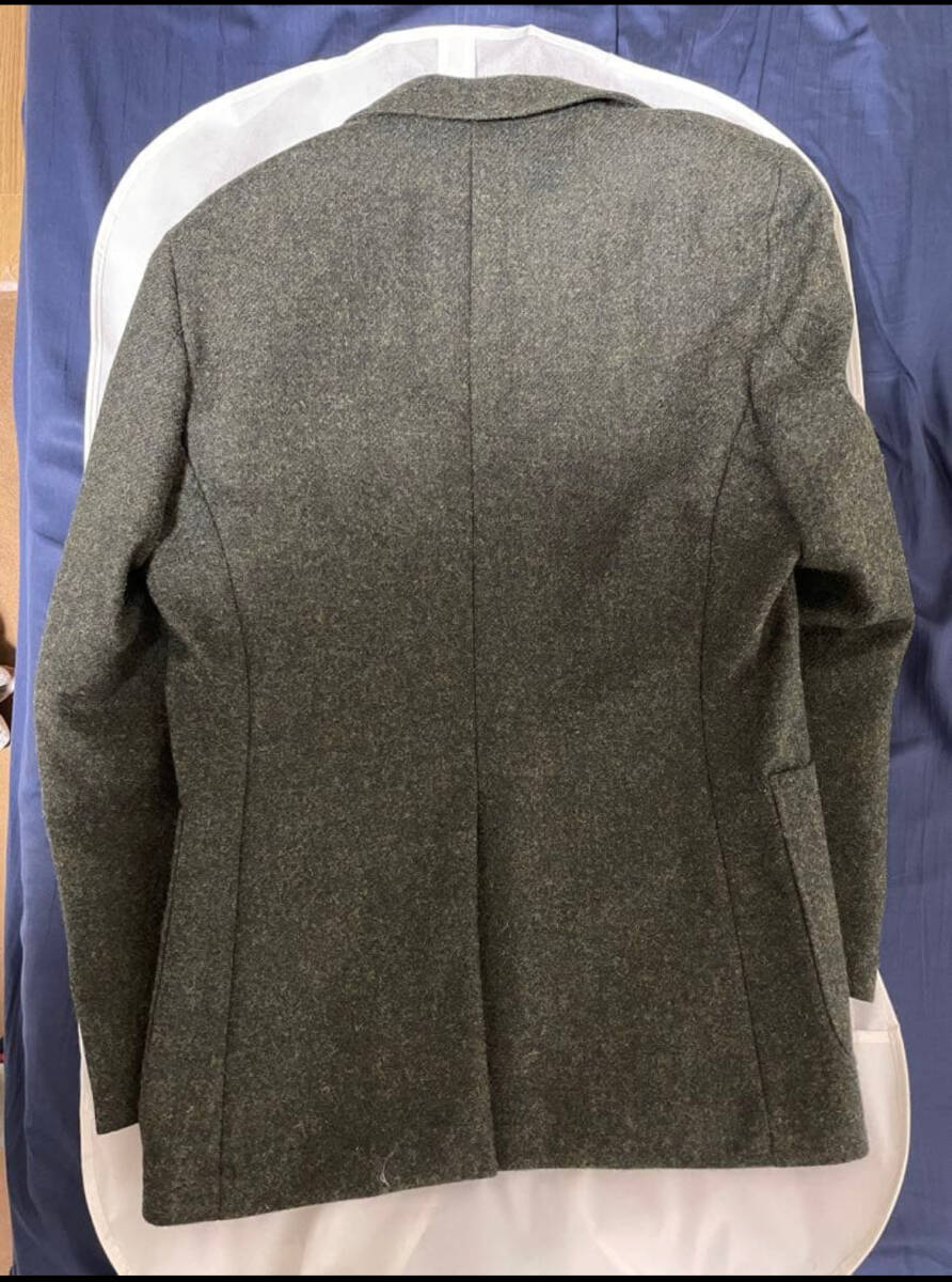 URBAN RESEARCH DOORS 深緑のウール100% ジャケット_画像2