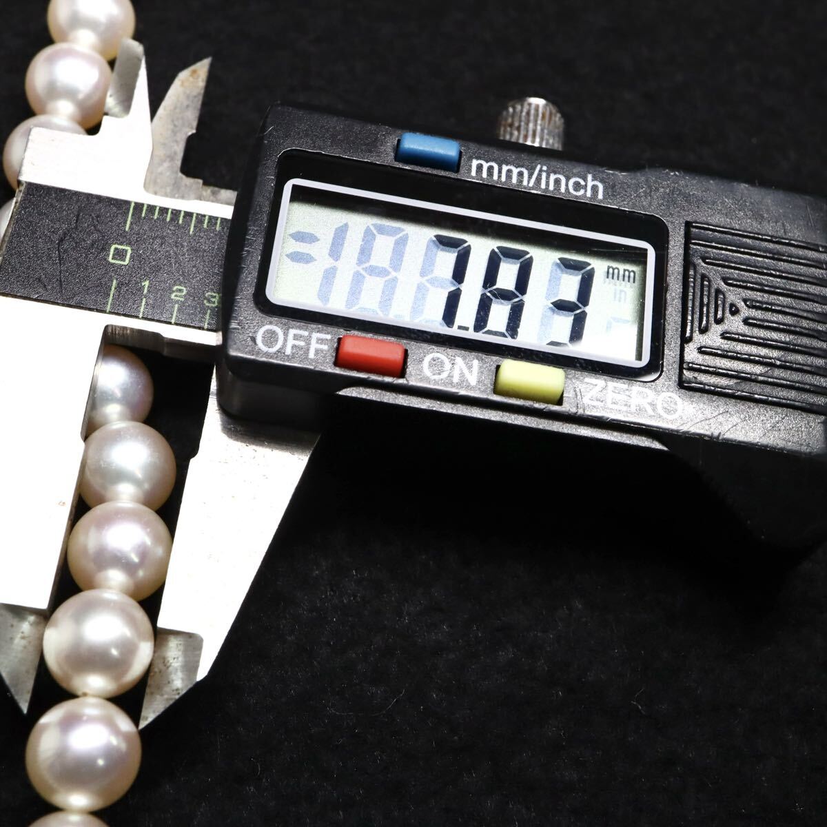 K18/K14!!【MIKIMOTO(ミキモト)】テリ抜群!!約7.5mm珠【セット売り】◆アコヤ本真珠ネックレス&イヤリング◆N 約39.2g パール FA1/FA2 W606_画像8