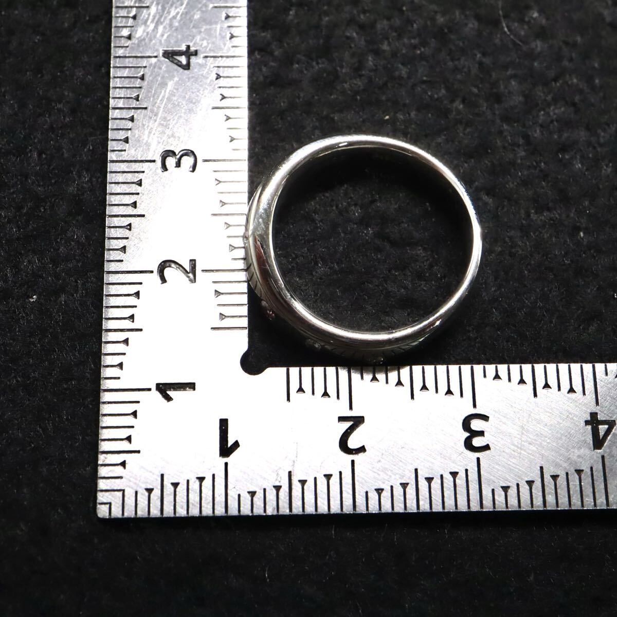 Pt900!!0.099ct!!◆天然ダイヤモンドリング◆N 約7.2g 約10号 #10 diamond 指輪 ring ピンクダイヤモンド jewelry ジュエリー EE1/EE4 W597_画像8