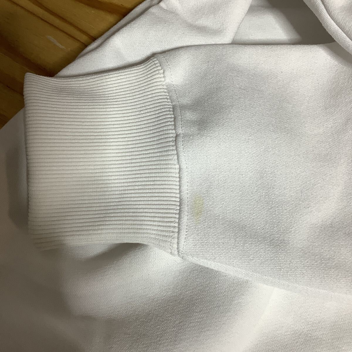 は1767 THE NORTH FACE ノースフェイス ズーピッカーフーディー M パーカー ホワイト 裏起毛 NT62433 Hoodie _画像7