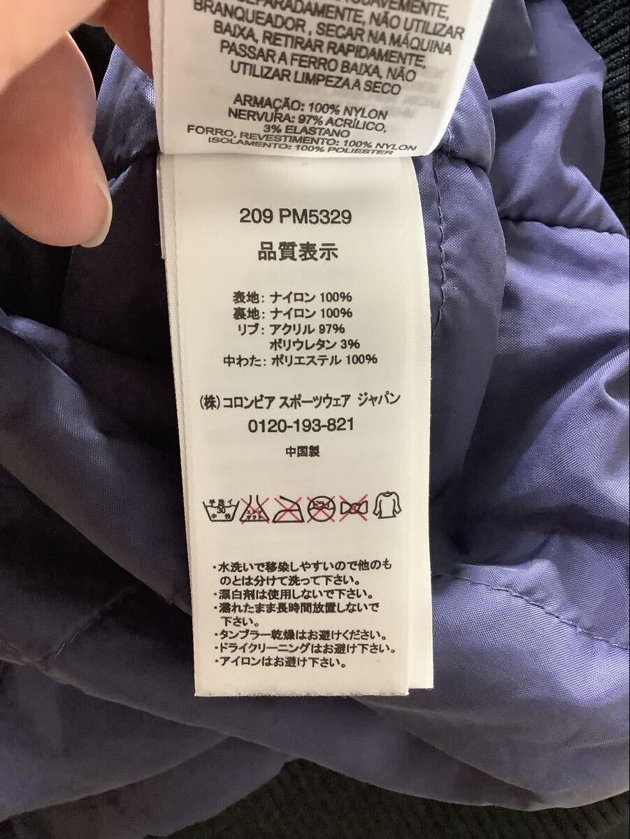 な1769 Columbia コロンビア ウィルクスポイントジャケット ナイロンジャケット S ブラック ロゴ刺繍 OMNI-SHIELD_画像5