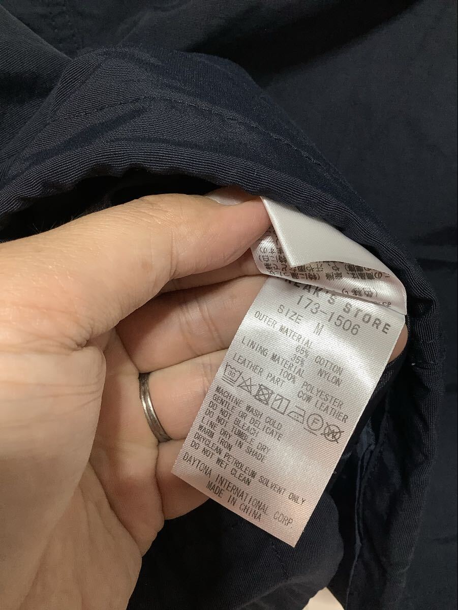 な1738 FREAK'S STORE フリークスストア マウンテンパーカー M ネイビー マウンテンジャケット_画像5