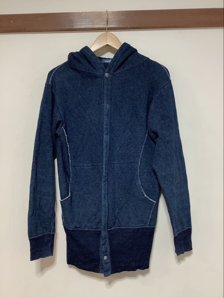 nu1757 45rpm индиго окраска тренировочный кардиган f-tedo обратная сторона ворсистый 2 тренировочный жакет 