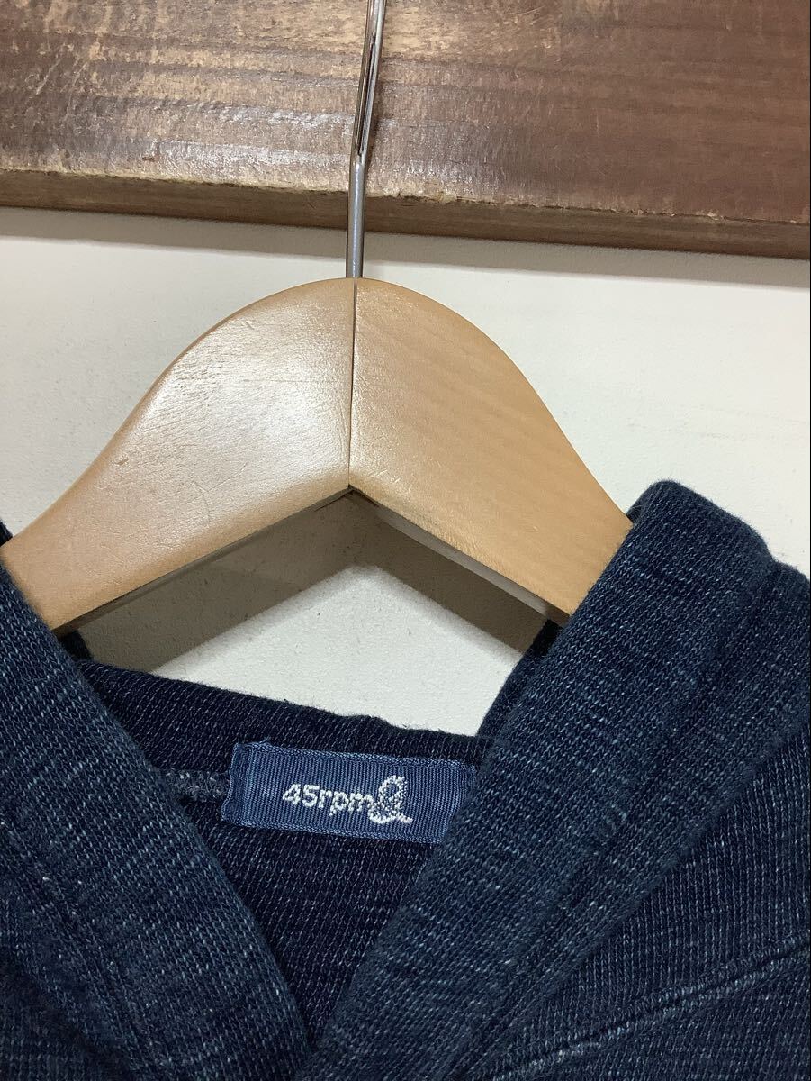 nu1757 45rpm индиго окраска тренировочный кардиган f-tedo обратная сторона ворсистый 2 тренировочный жакет 