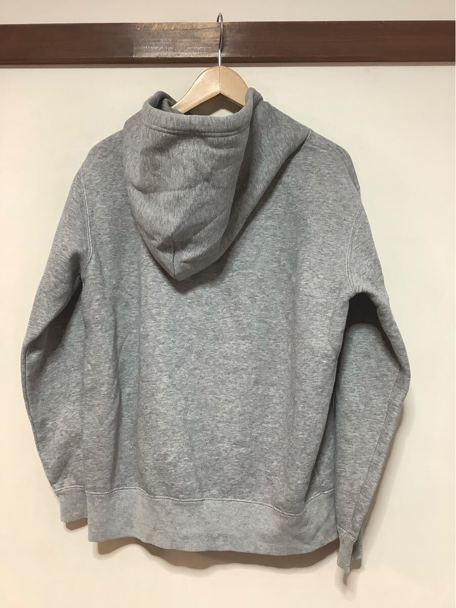 ぬ1769 THRASHER スラッシャー Hoodie フーディ スウェットパーカー M グレー 裏起毛 ファイヤーパターン _画像2