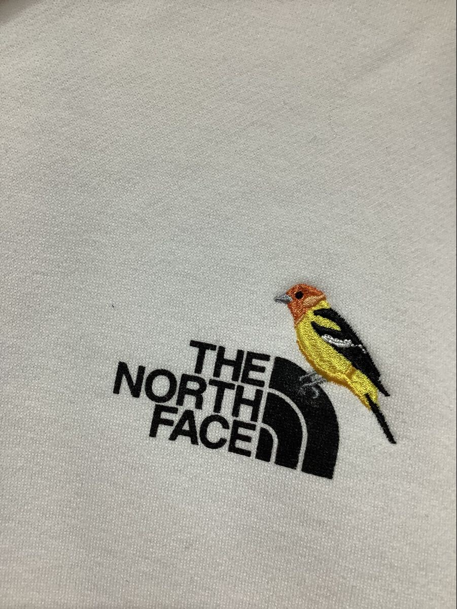 は1767 THE NORTH FACE ノースフェイス ズーピッカーフーディー M パーカー ホワイト 裏起毛 NT62433 Hoodie _画像4