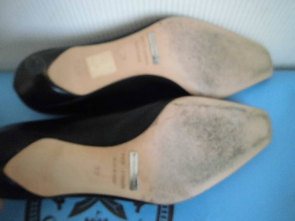 ドルチェ&ガッバーナ★シンプルなブラックパンプス(37_画像8