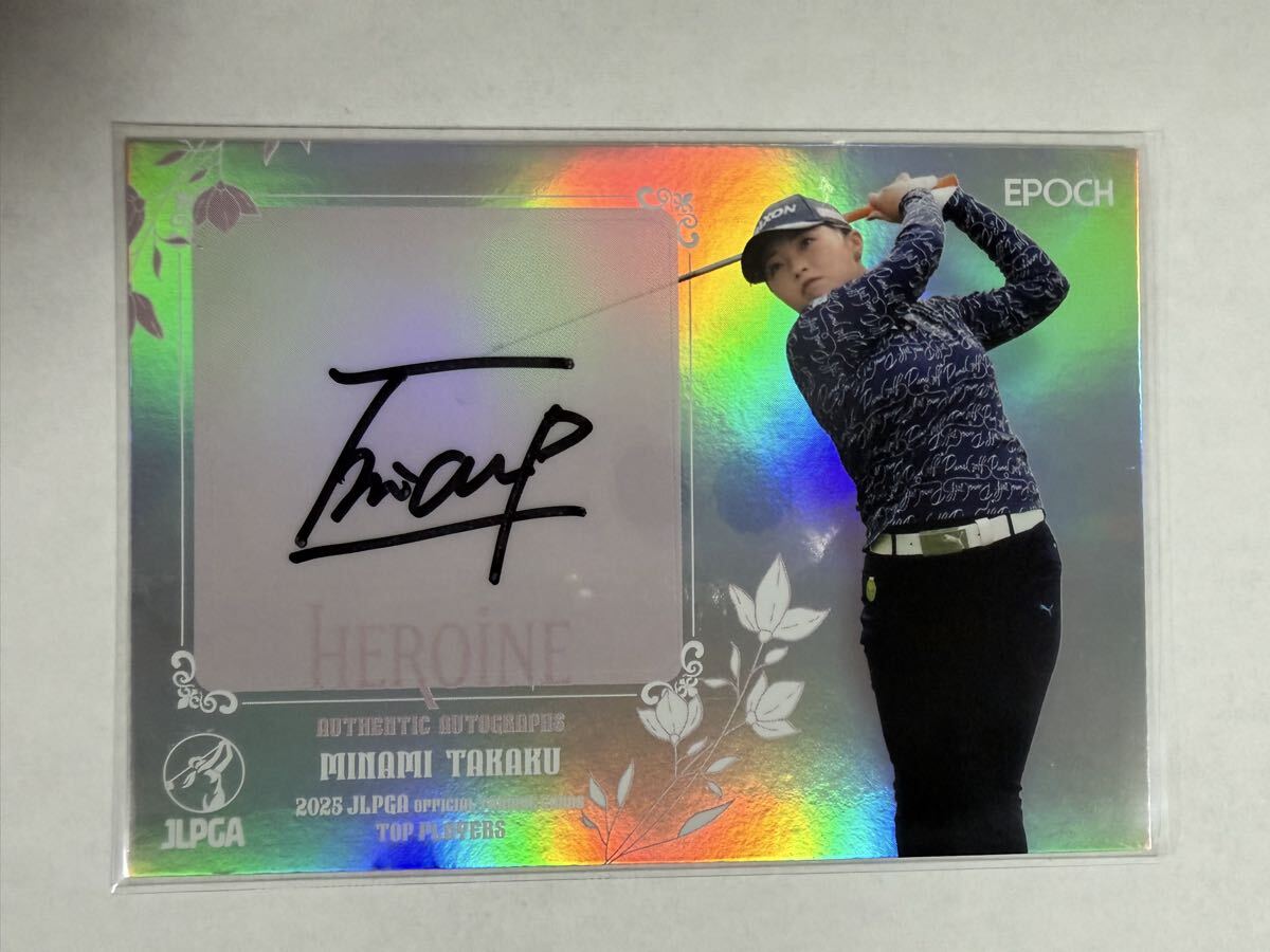 [.....]EPOCH 2025 JLPGA OFFICIAL TRADING CARDS TOP PLAYERS женщина Golf HEROINE авто graph карта автограф автограф 20 листов ограничение 10/20
