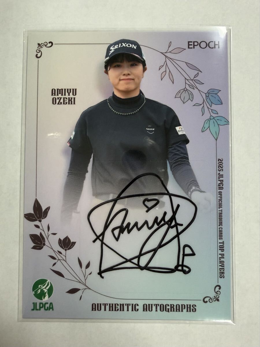 [ хвост .. прекрасный .]EPOCH 2025 JLPGA OFFICIAL TRADING CARDS TOP PLAYERS женщина Golf автограф автограф 60 листов ограничение 14/60