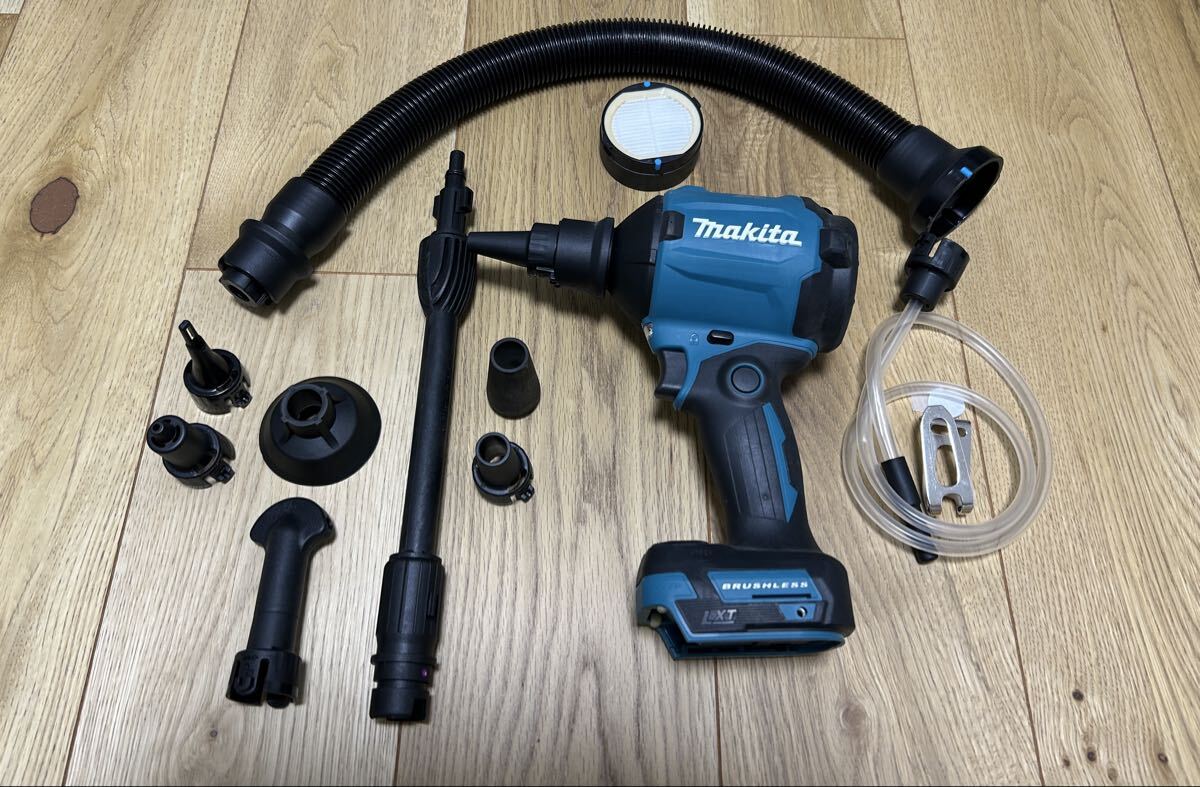 makita Makita заряжающийся воздушный da старт AS180DZ 18V вентилятор форсунка с принадлежностями один раз подтверждение рабочего состояния . использование 