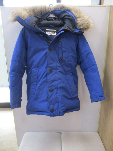 ★☆ノースフェイス　THE　NORTH　FACE　ダウンジャケット　ブルー　90Sサイズ☆★_画像1