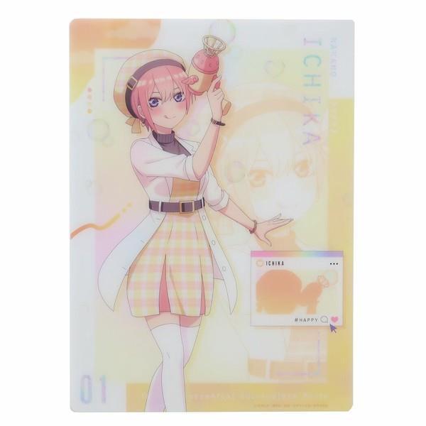 下敷き五等分の花嫁 プラスチックシート 一花_画像1