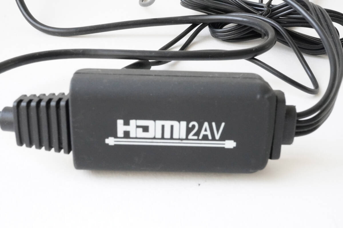 HDMI to AV コンバーター ケーブル RCA変換 HDMI2AV USB給電タイプ 変換アダプタ付属_画像8