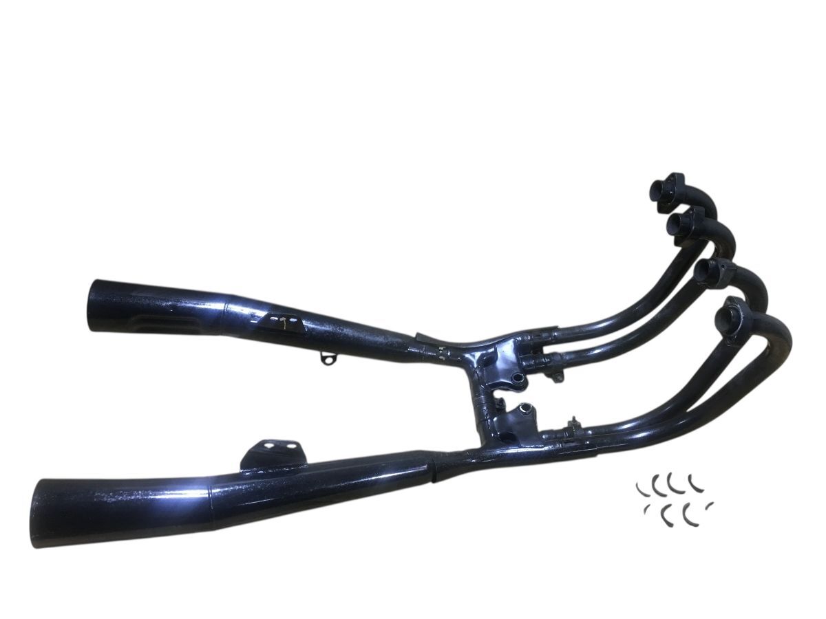 Kawasaki GPZ1100 ZXT10A 83年 空冷 マフラー 目立った凹み無さそう レストア ストック 車検対応にも(中古)2799-Z4523_画像1