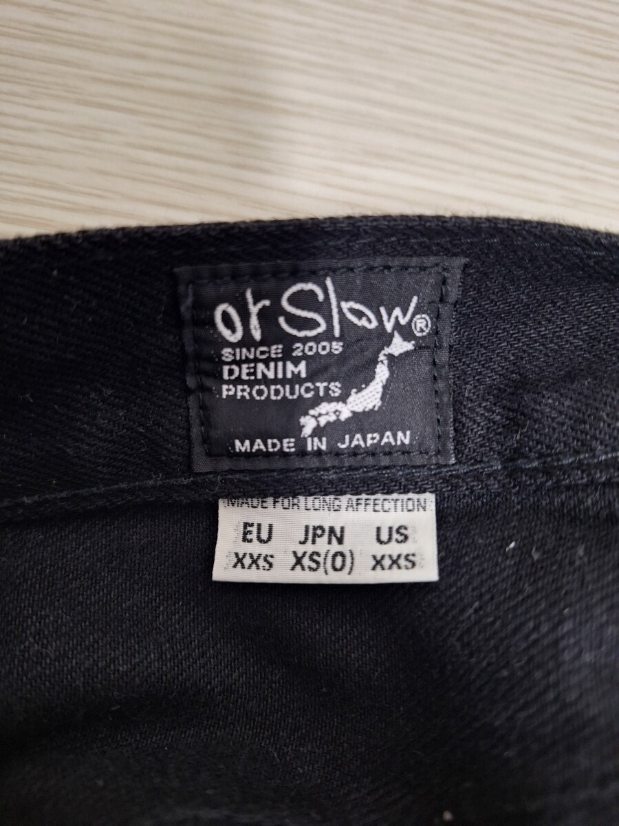 オアスロウ orslow107ブラックXSサイズ_画像7