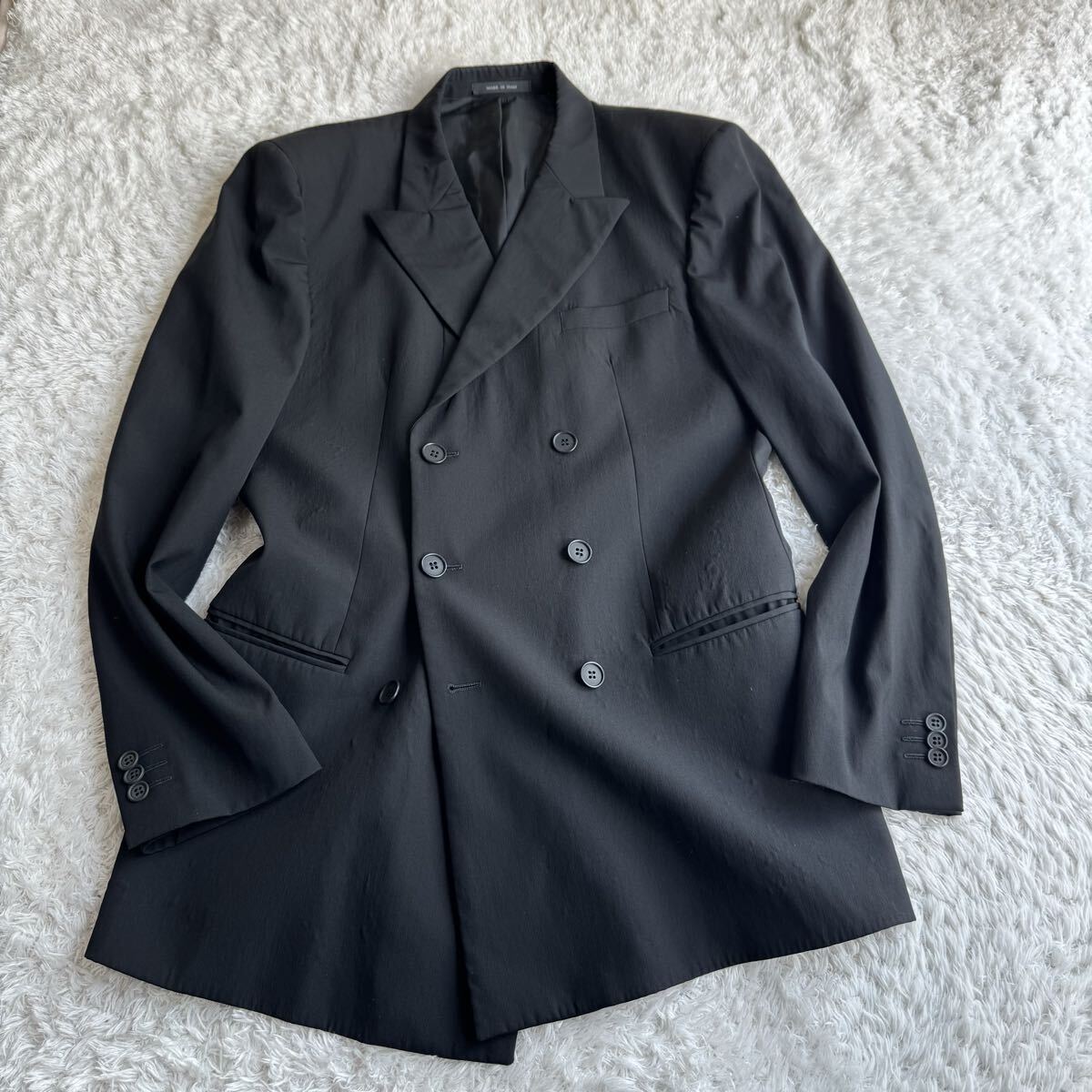 【イタリア製】 アルマーニ スーツ ダブル 50 XL相当 EMPORIO ARMANI_画像2