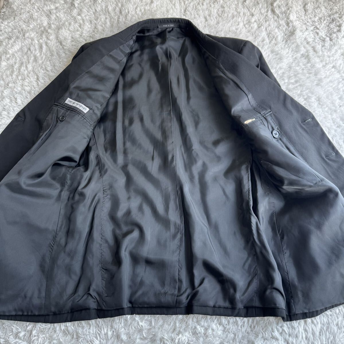 【イタリア製】 アルマーニ スーツ ダブル 50 XL相当 EMPORIO ARMANI_画像4