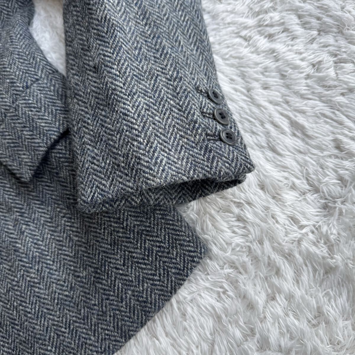 ナイジェルケーボン ハリスツイード ウール ジャケット 48 M～Ｌ相当 NIGEL CABOURN_画像4