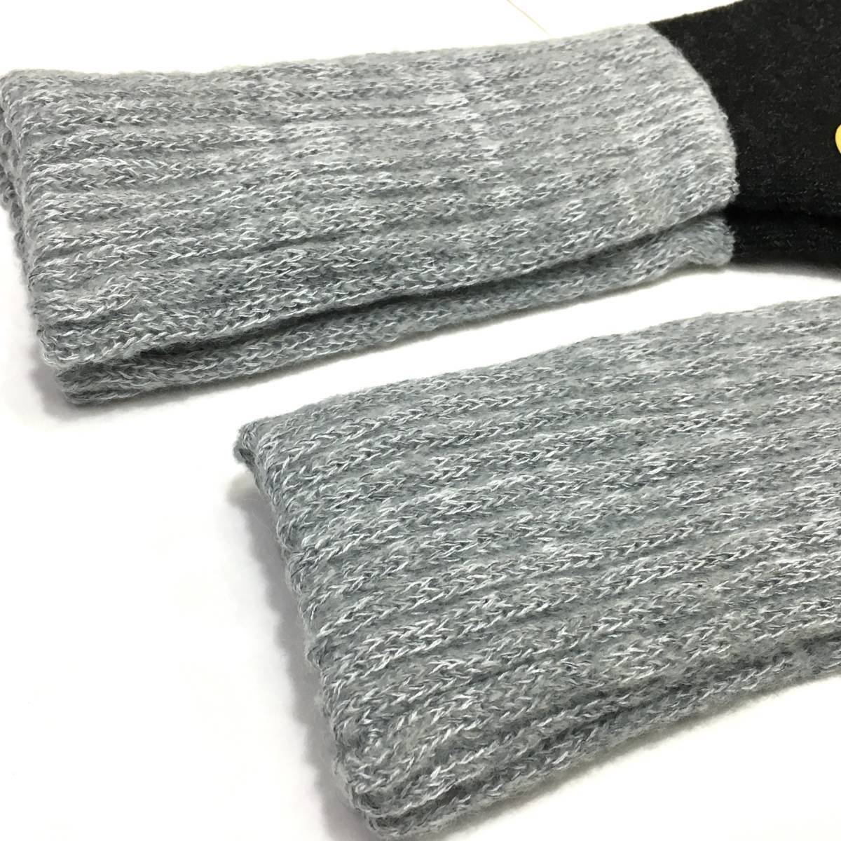 【新品】 日本製 ルームソックス 福助満足 ゆる暖 2足セット 24-26cm 送料無料③ 口ゴムゆったり 厚手パイル 足底暖か 紳士 婦人 男女兼用_画像3