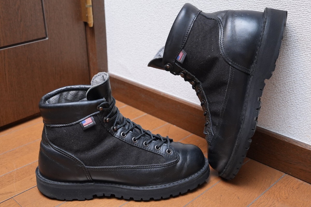 DANNER ダナーライト ブラック　us9　黒 31400x ゴアテックス　USA製_画像8