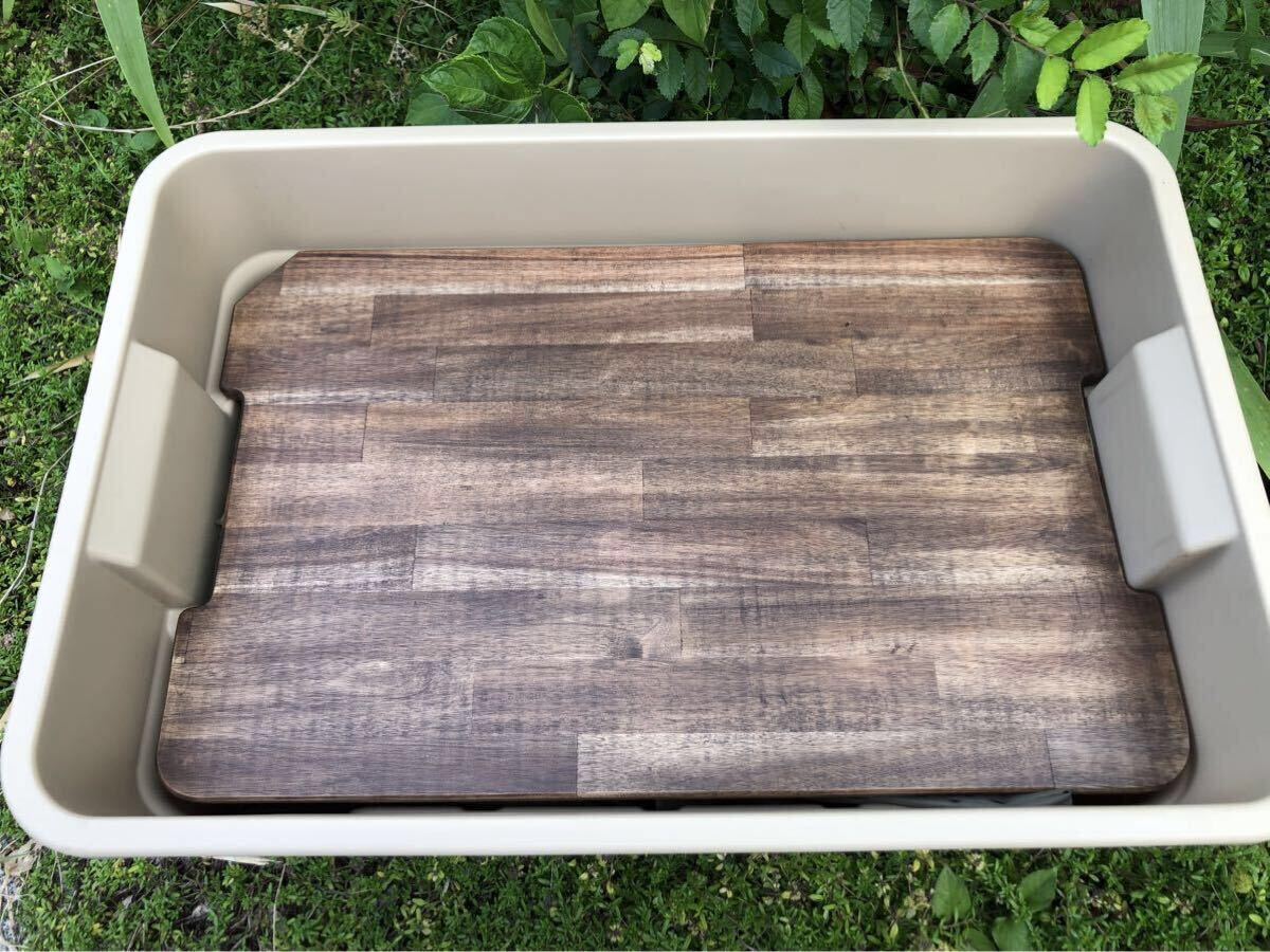 美品アカシア天板THORコンテナTop Board 53L&75L_画像5