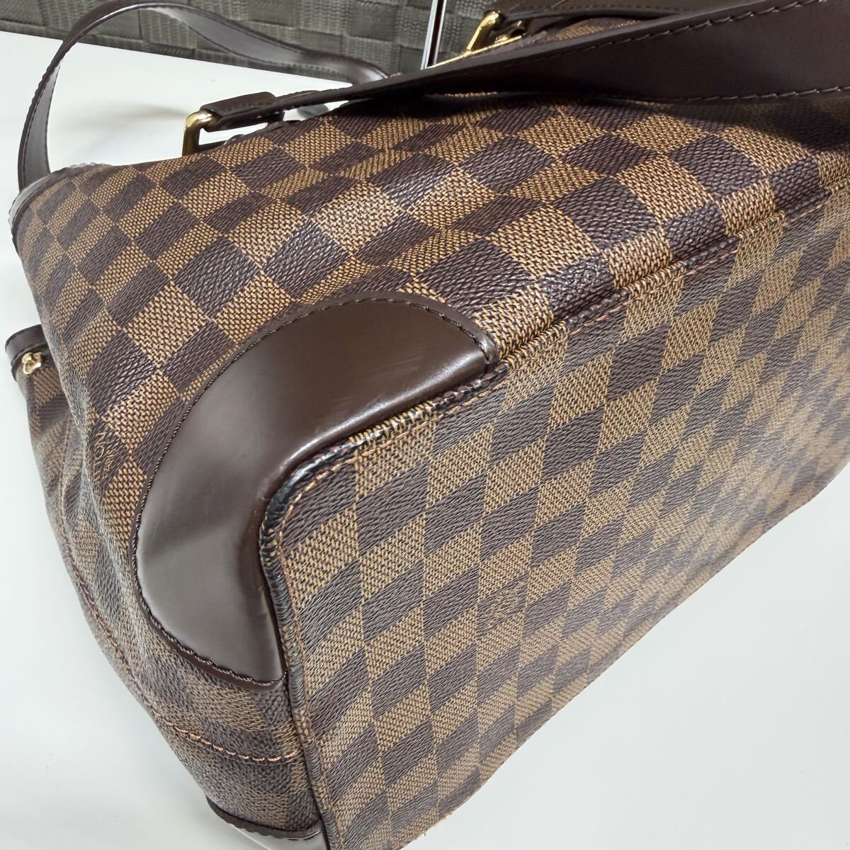 LOUIS VUITTON Louis Vuitton большая сумка Damier ветчина ste doPM N51205