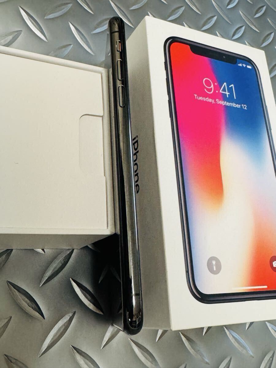 【送料無料】iPhone X 256G SIMフリー　アメリカ版　スペースグレー_画像7