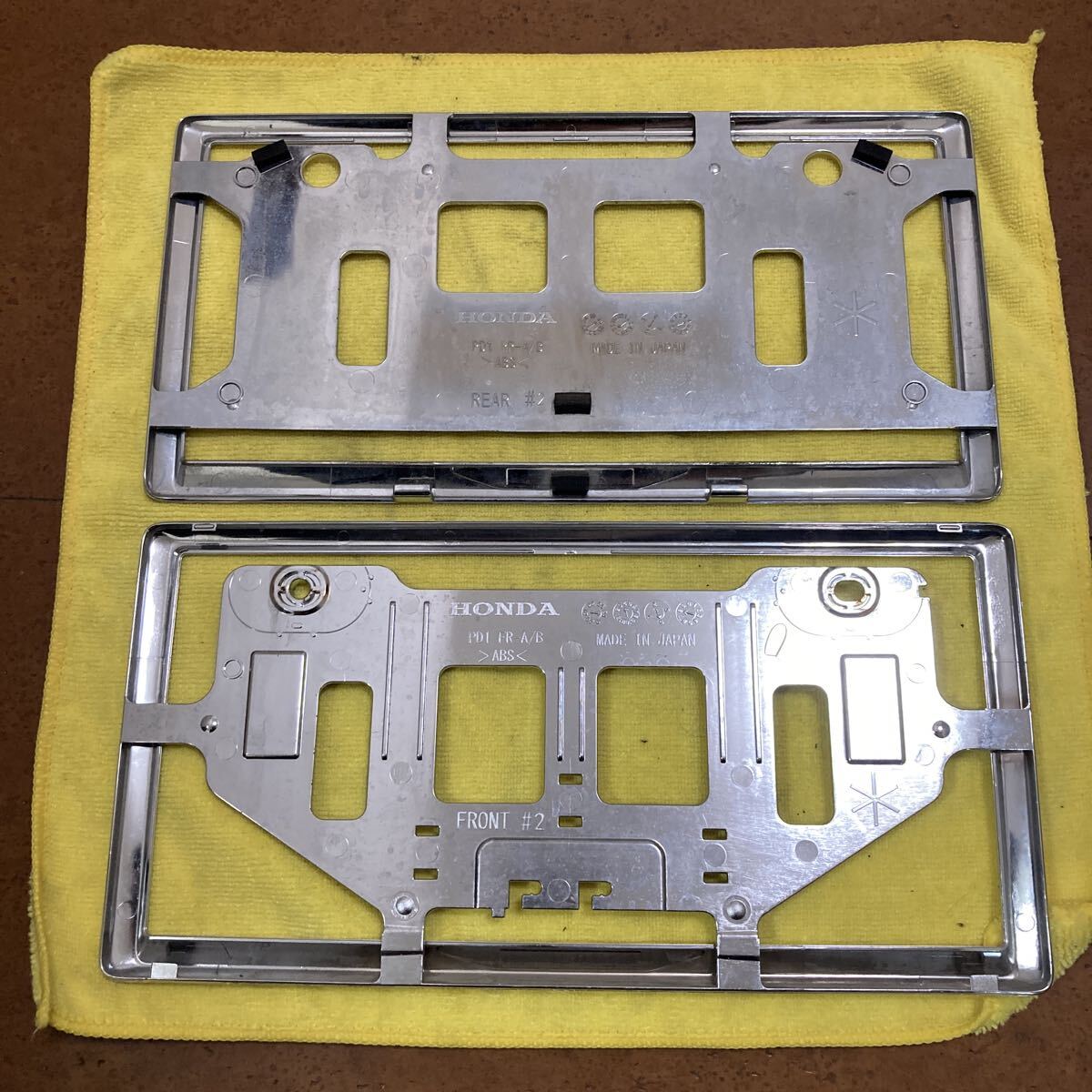 ホンダ　純正　ナンバーフレーム　現状品_画像2