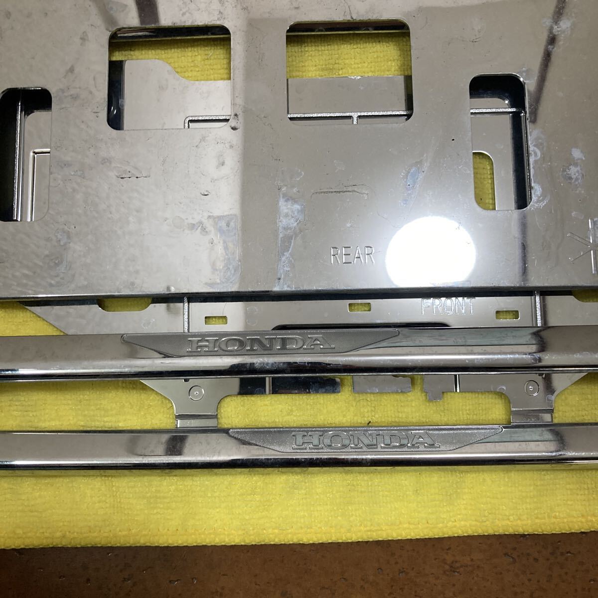 ホンダ　純正　ナンバーフレーム　現状品_画像3