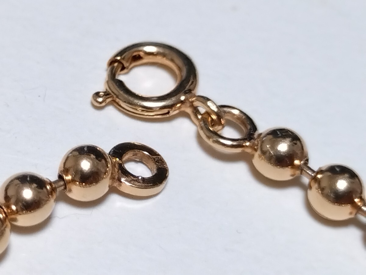 【Ralph Lauren 1970's French Vintage】希少ラルフローレン/フランス製ヴィンテージボールチェーンネックレス/マルコムベッツ_画像6