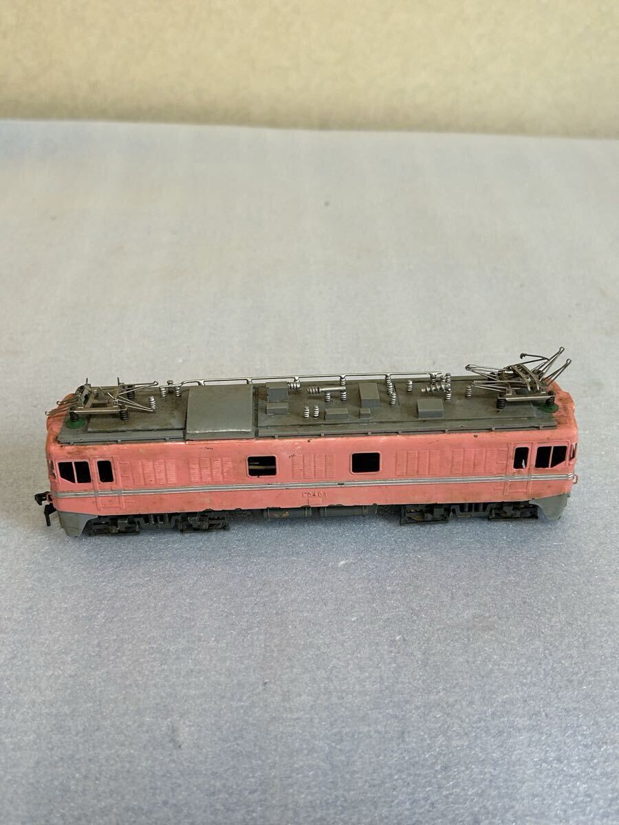 メーカー不明 詳細不明 ED461 電気機関車 HOゲージ 鉄道模型 動作未確認 中古ジャンク品_画像1