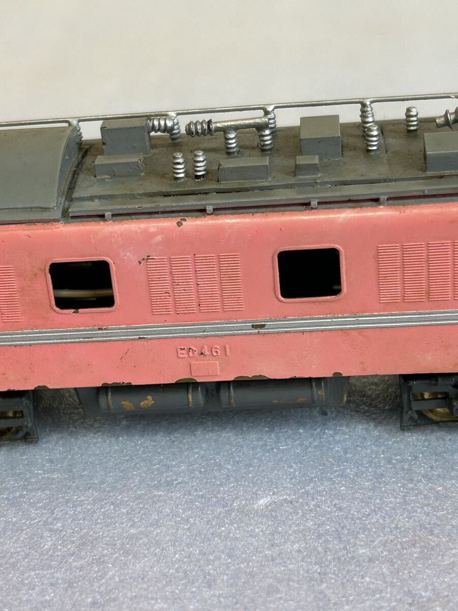 メーカー不明 詳細不明 ED461 電気機関車 HOゲージ 鉄道模型 動作未確認 中古ジャンク品_画像2