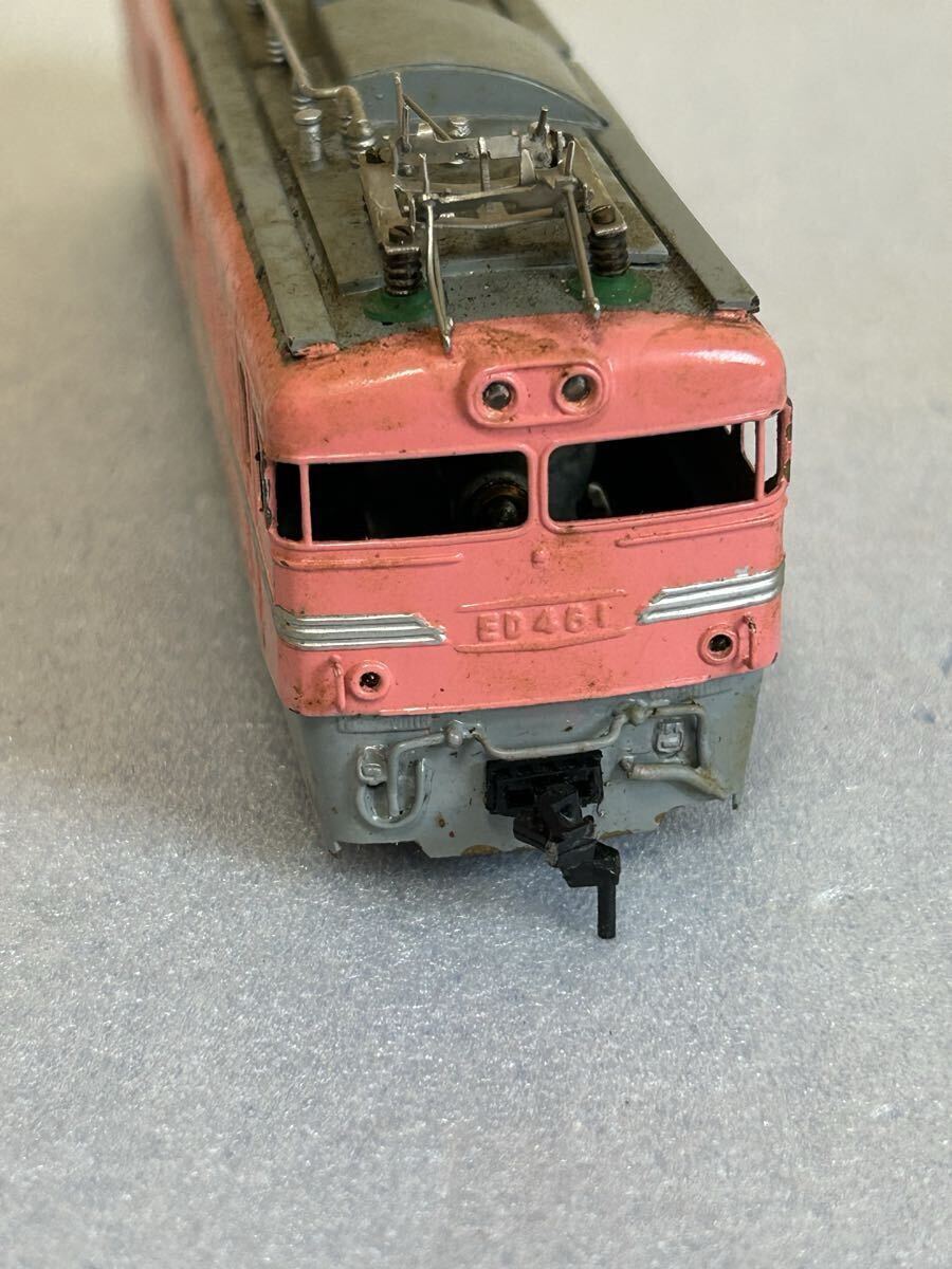 メーカー不明 詳細不明 ED461 電気機関車 HOゲージ 鉄道模型 動作未確認 中古ジャンク品_画像3