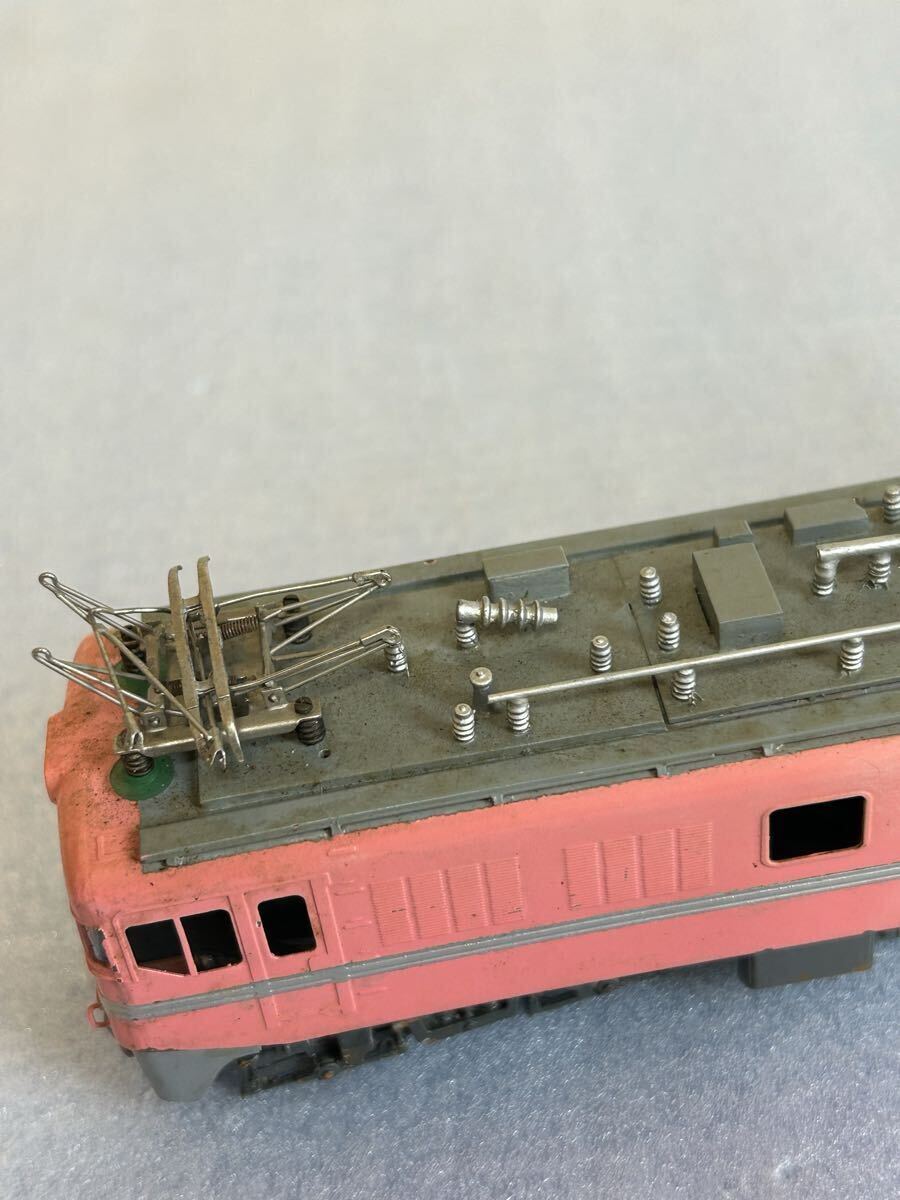 メーカー不明 詳細不明 ED461 電気機関車 HOゲージ 鉄道模型 動作未確認 中古ジャンク品_画像7