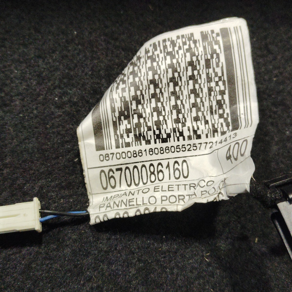 マセラティギブリ M157 MG30 後部右側ドアハーネス　06700086160_画像5