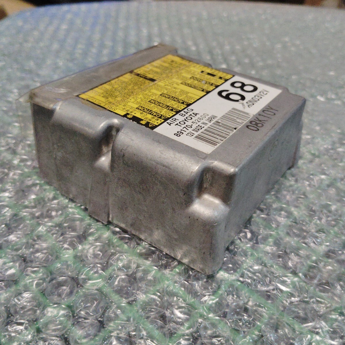 トヨタポルテ CBA-NNP10 エアバックセンサー/SRSモジュールコンピューター 89170-52600_画像2