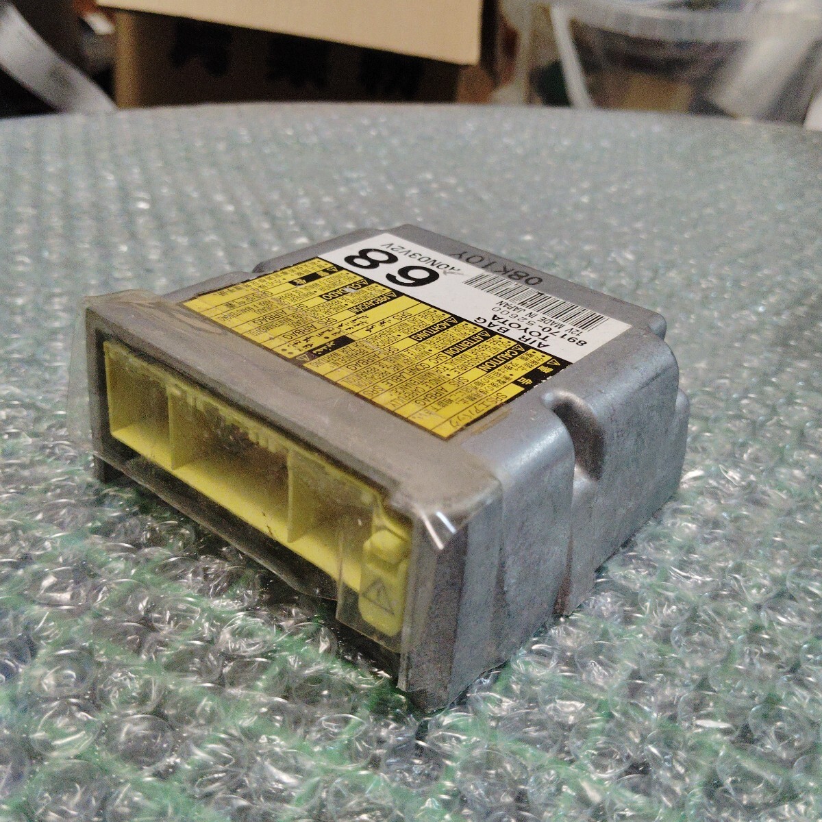 トヨタポルテ CBA-NNP10 エアバックセンサー/SRSモジュールコンピューター 89170-52600_画像5