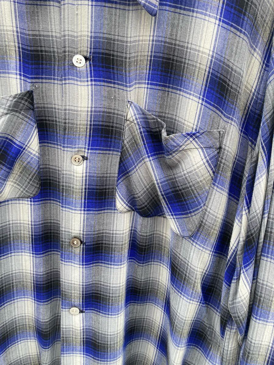 レア 希少 50s ARROW レーヨンシャツ xl ヴィンテージ 長袖シャツ_画像2