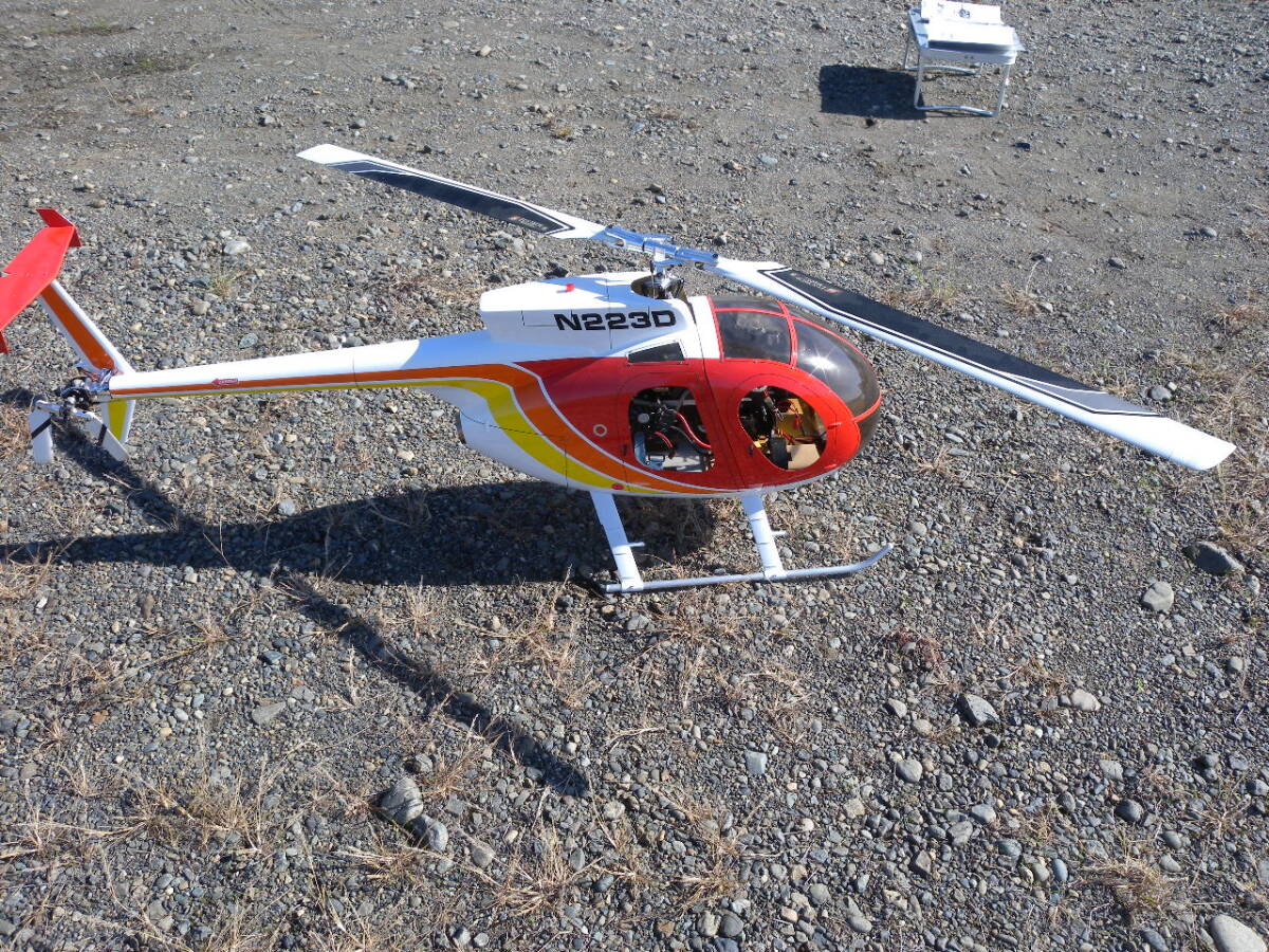 ◆◇RC電動スケールヘリコプター　ヒューズ500D　（アライン700E）◇◆_画像2