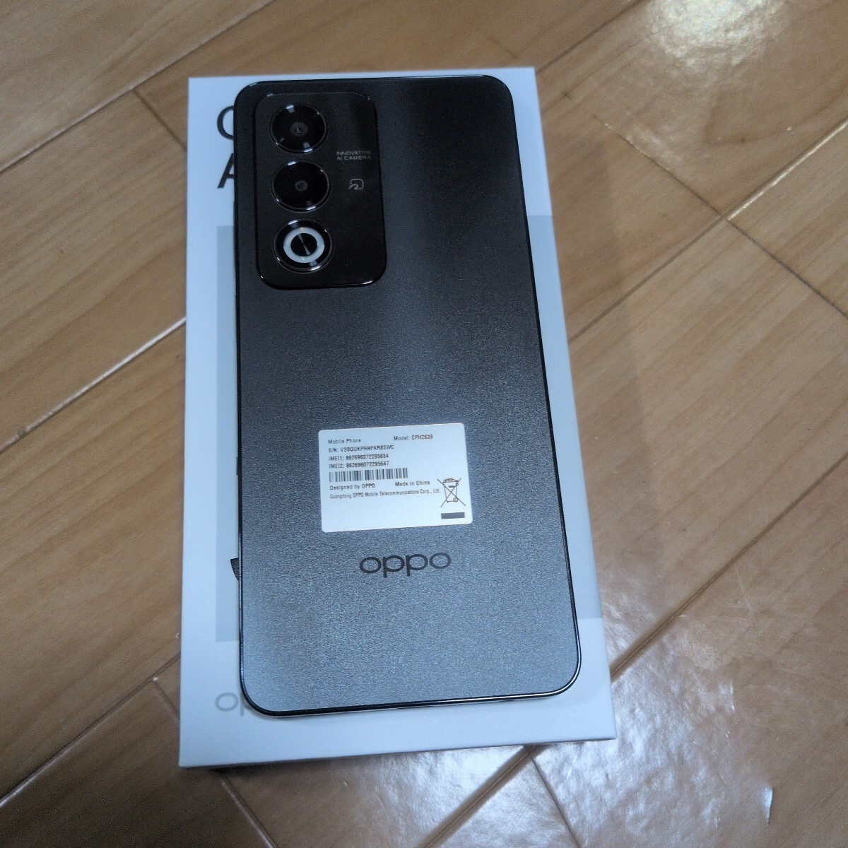 OPPO A3 5G 6.7インチ メモリー4GB ストレージ128GB ブラック　一括購入品！！_画像3