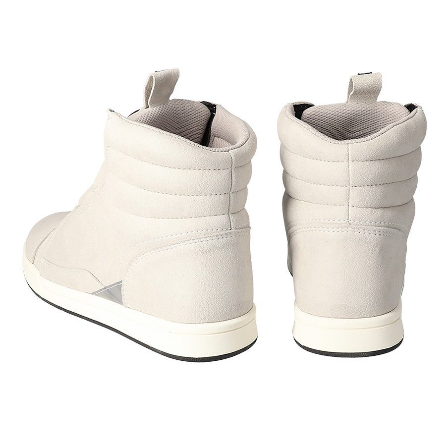 ROB-206 グレー 38 24.0cm相当 RossoStyleLab ロッソ 防水 ライディングブーツ ダイヤル式 シューレースアップ バイク用_画像3