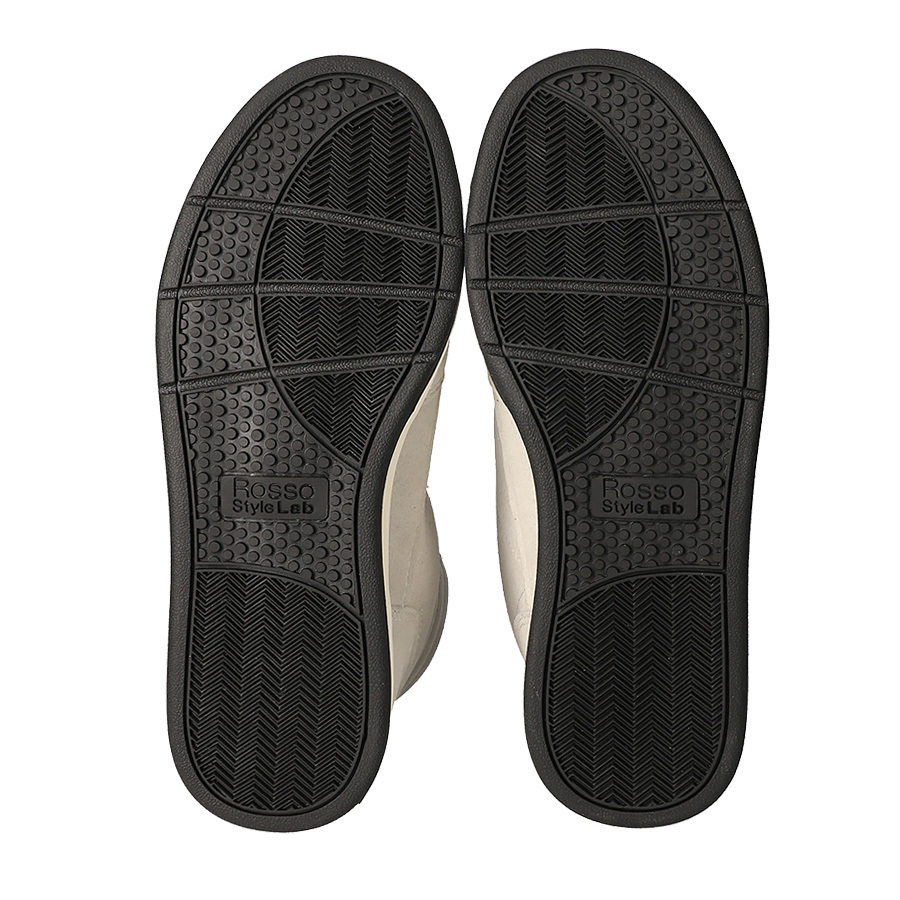 ROB-206 グレー 38 24.0cm相当 RossoStyleLab ロッソ 防水 ライディングブーツ ダイヤル式 シューレースアップ バイク用_画像7